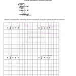 Partial Quotients Division Worksheets Partial Quotient Division