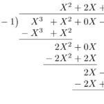 Polynomial Long Division Using Polynom TeX LaTeX Stack Exchange