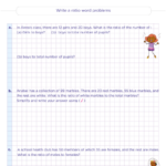 Ratio And Rates Worksheets Pdf For Grade 5 Equivalent Ratios