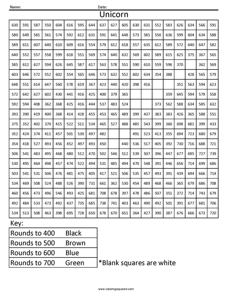 Rounding Coloring Squared