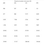 Rounding Numbers To The Nearest 100 SI Version A