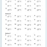 Short Division Worksheets Practice Questions And Answers Cazoomy