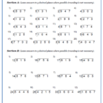 Short Division Worksheets Practice Questions And Answers Cazoomy