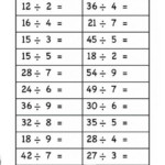 Simple Division Worksheets Worksheet School Division Worksheets