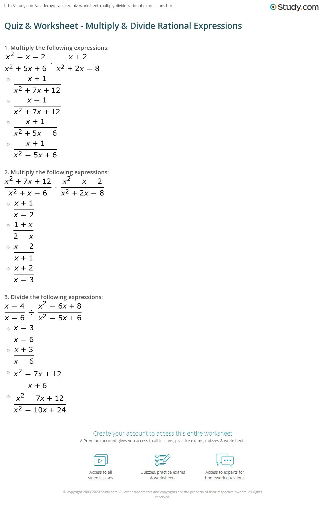 Synthetic Division Worksheet Kuta