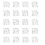 The Inverse Relationships Multiplication And Division All Inverse