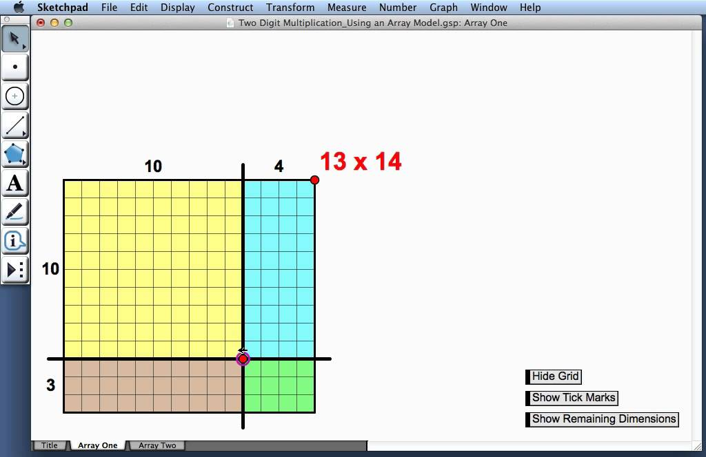 Two Digit Multiplication Using An Array Model YouTube