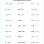 28 Integer Multiplication And Division Worksheet Notutahituq