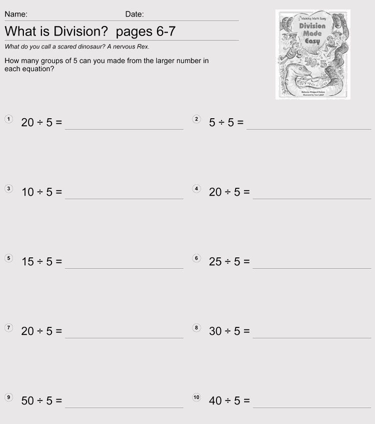 43 Printable Division Worksheets for Grade 4 6 Word PDF