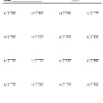 5th Grade Math Worksheets And Long Division Problems