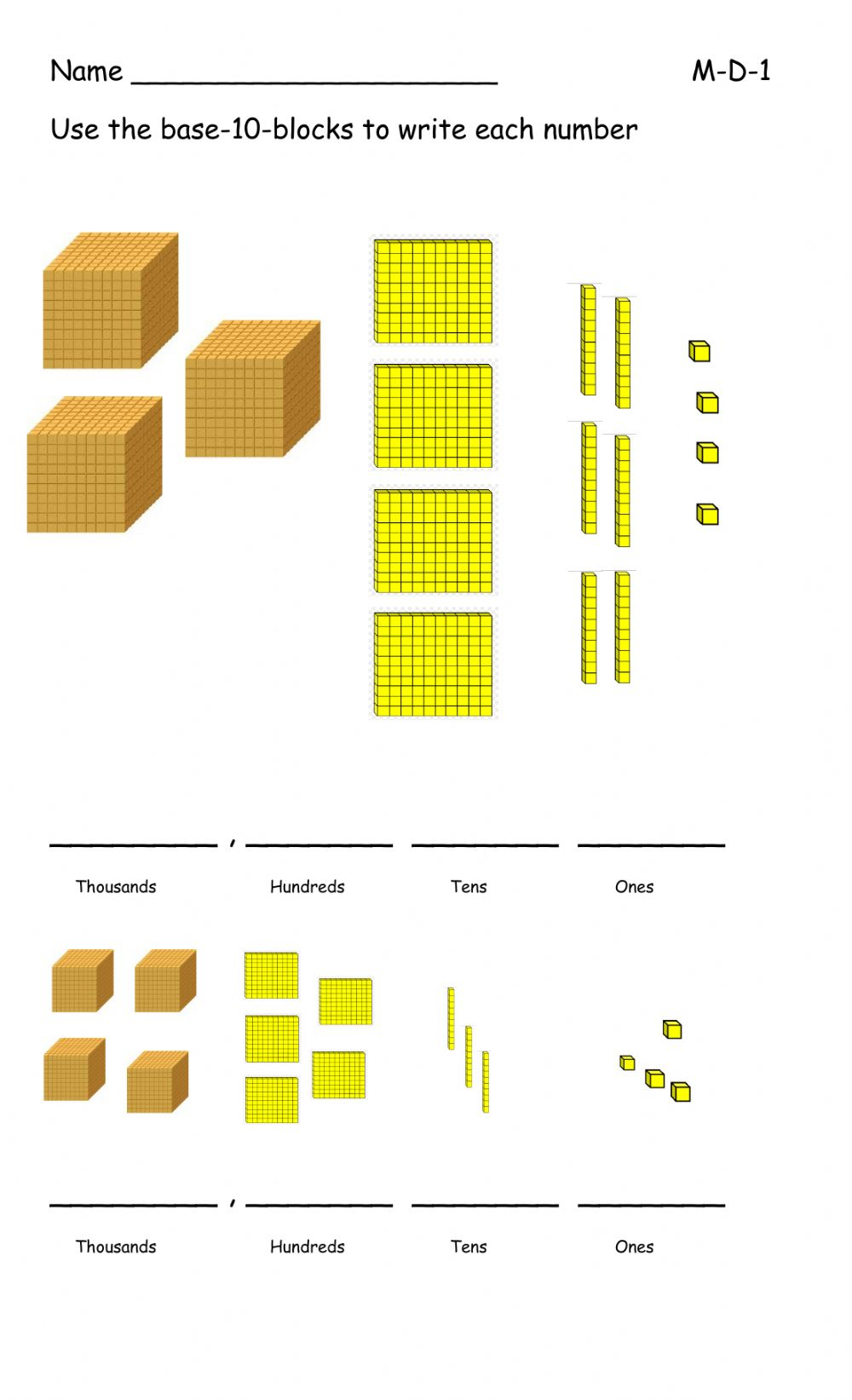 Base Ten Blocks Printable Pdf Printable Word Searches