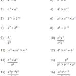 Dividing Exponents Worksheet Answers