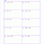 Dividing Exponents Worksheets