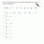 Dividing Fractions By Whole Numbers