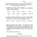 Divisibility Rules Worksheet Grade 7 Herbalied