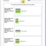 Division Strategies Worksheet