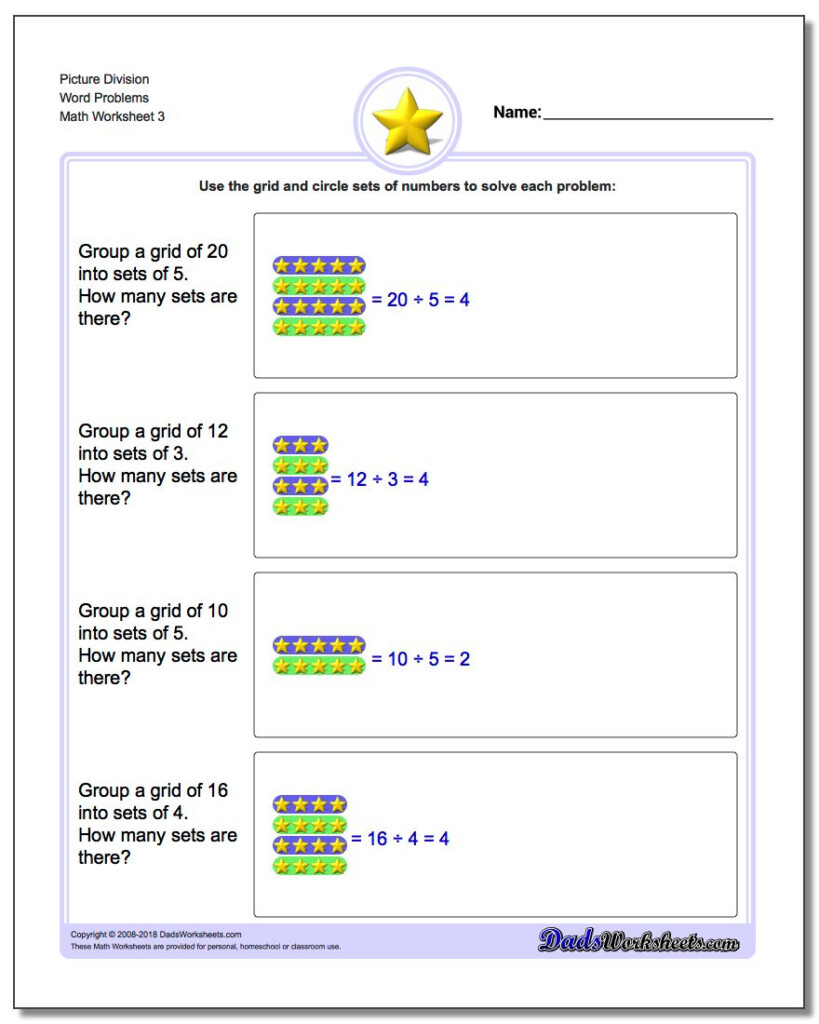 Division Strategies Worksheet