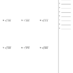 Division With Partial Quotients Division Worksheet With Answers