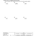 Finding Repeating Decimals Worksheets Worksheets Key