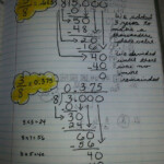 Fraction To Decimal Long Division Math Fractions Math Operations