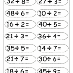 Grade 3 Maths Worksheets Division 67 Short Division Worksheet Math