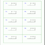 Grade 5 Multiplication Worksheets Multiplication And Division 5th