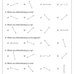 Lines Rays And Line Segments Worksheets