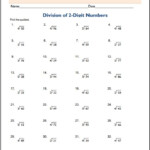 Long Division No Remainder Worksheet 3 Have Fun Teaching 12 Best