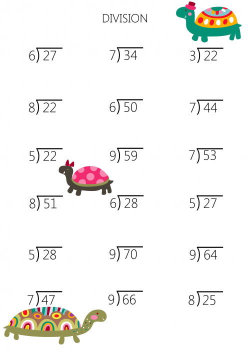 Long Division Problems No Remainder Worksheet Have Fun Division With 