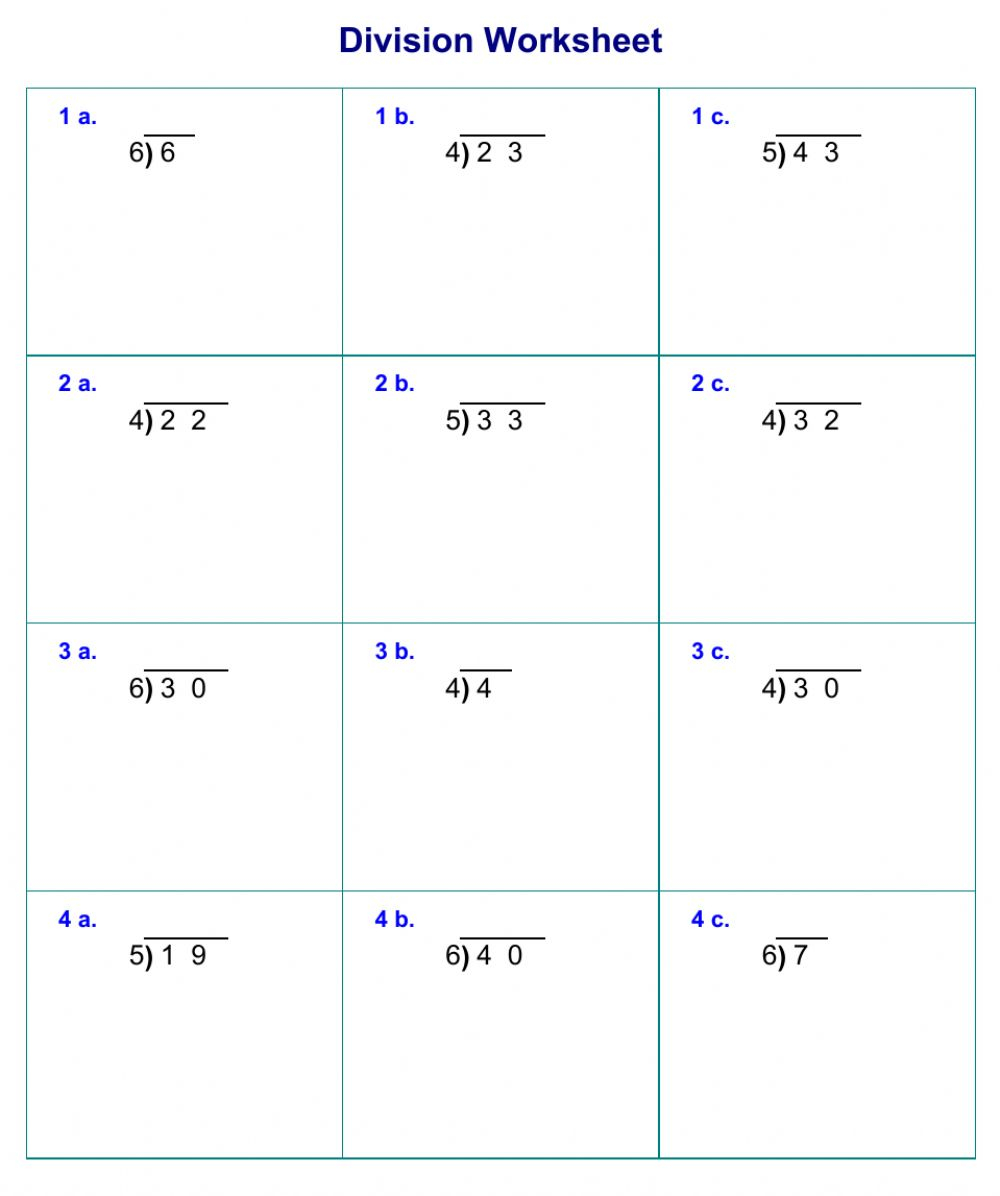 Long Division Worksheets Grade 6 With Remainders WorkSheets For Kids