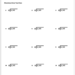 Make Division Worksheets Math Worksheet Templates