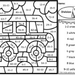 Multiplication And Division Color By Number Back To School Bundle
