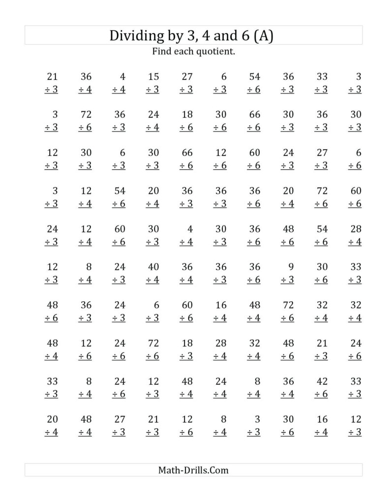 Multiplication Division Worksheets Math 9 Division Db excel