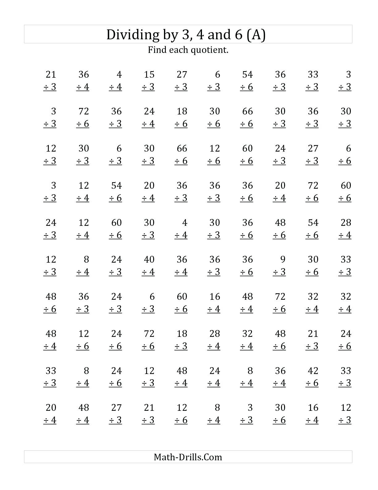 Multiplication Division Worksheets Math 9 Division Db excel