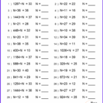 Printable Long Division Worksheets Questions Pdf Division Worksheets