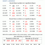 Significant Figures Multiplication And Division Worksheet Answers