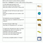 10 Multiplication And Division Word Problems Worksheets Pdf Coo