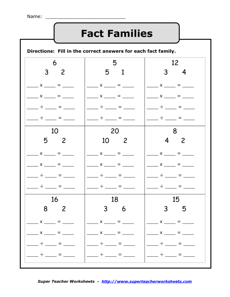 14 Teaching Family Worksheets Worksheeto