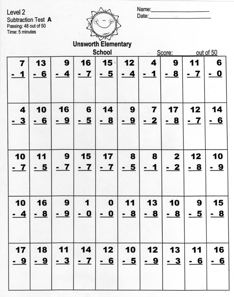 17 Division Fluency Worksheets Worksheeto