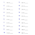 3 Digit By 2 Digit Division No Remainders Worksheets WorksheetsCity