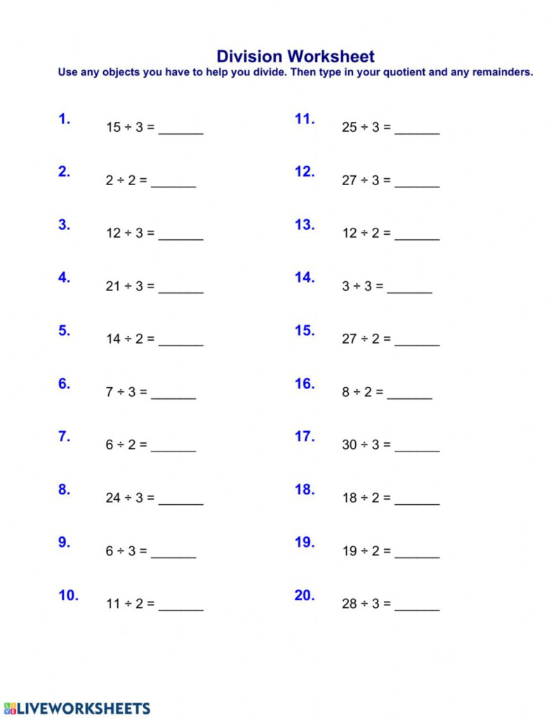 3 Digit By 2 Digit Division No Remainders Worksheets WorksheetsCity