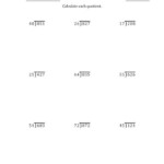 3 Digit By 2 Digit Long Division With Remainders And Steps Shown On