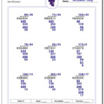 30 Double Digit Multiplication And Division Worksheets