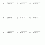 5 Dividing Decimals Worksheet Division Of Decimal Numbers Worksheets