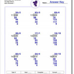 5th Grade Long Division Practice Worksheet Free Printable Long