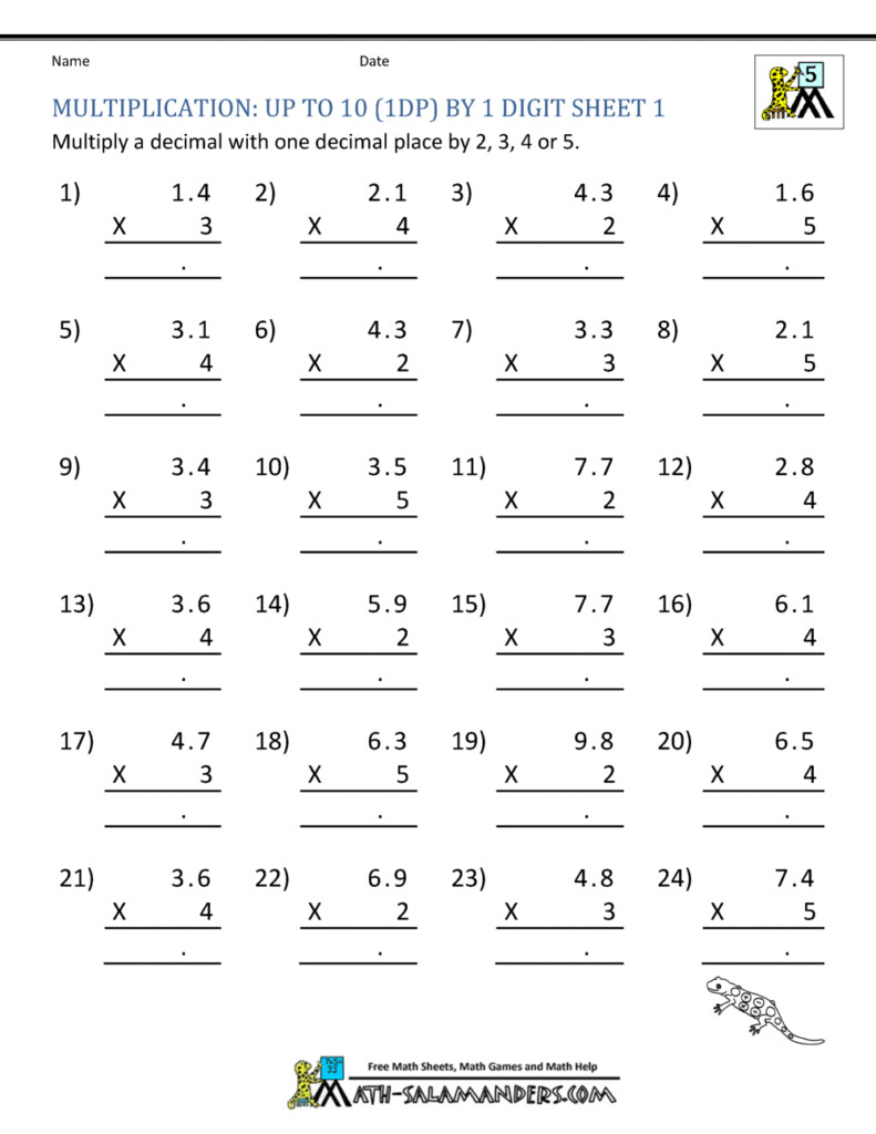 5th Grade Math Multiplication Worksheets Pdf Times Tables Worksheets 