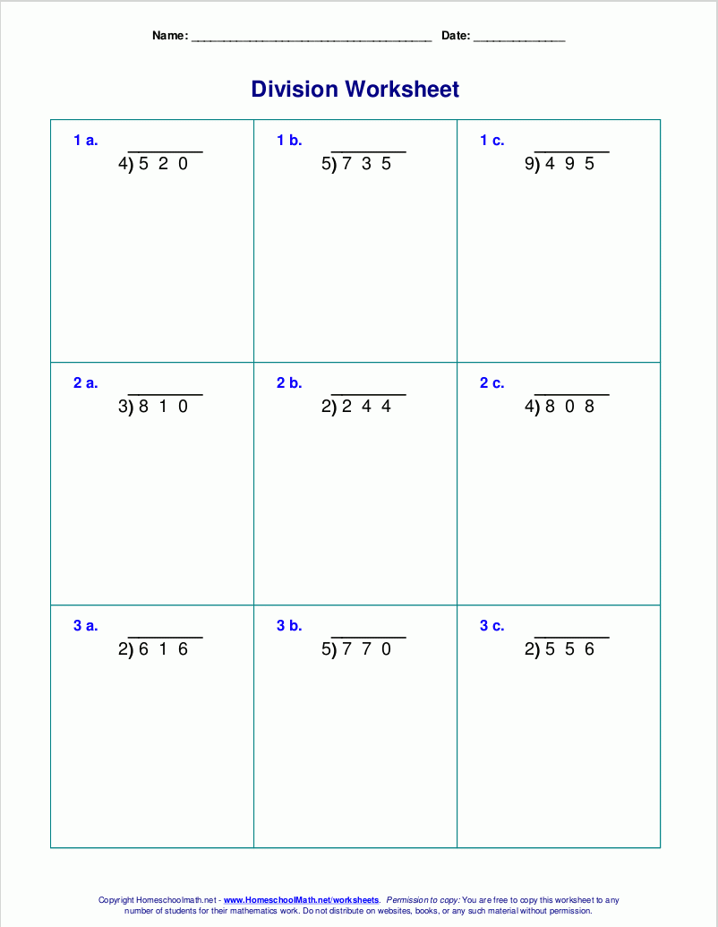 6th Grade Free Printable Long Division Worksheets Free Printable 