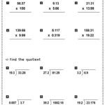 6th Grade Math Decimals