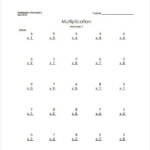 9 Multiplication And Division Worksheet Templates Long Division On