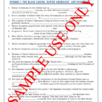 America The Story Of Us Episode 4 Division Worksheet Answer Key